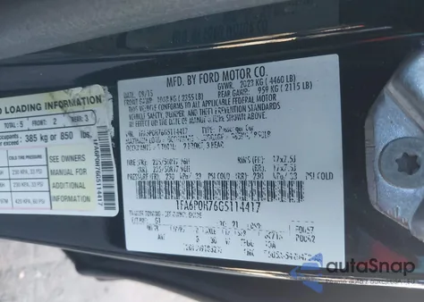 2016 Ford Fusion Se из США, поврежденный, VIN 1FA6P0H76G5114417